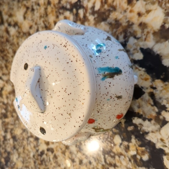 Vintage Ceramic splatter sugar container - Picture 1 of 11